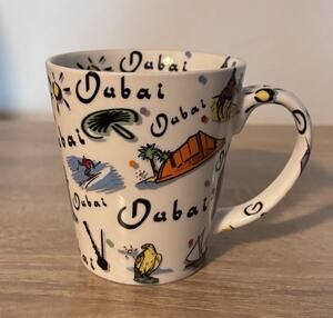 Luke-A-Tuke Dubai Landmarks Ceramic Coffee Cocoa Tea Mug Cup